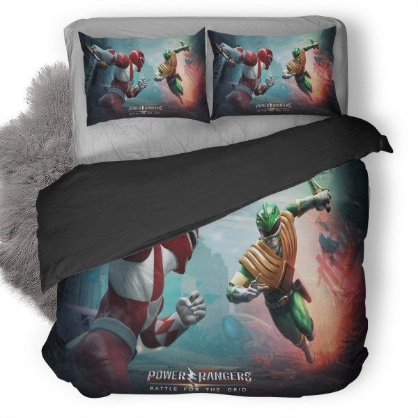 Power Rangers Battle For The Grid Bedding Set Power Rangers Battle For The Grid Bedding Set