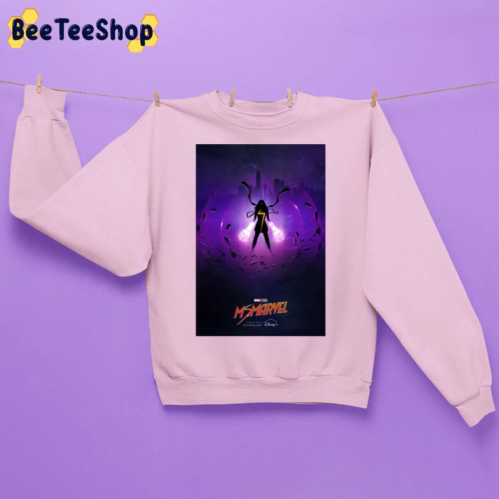 Power Up Ms Marvel Art Unisex Sweatshirt Power Up Ms Marvel Art Unisex Sweatshirt