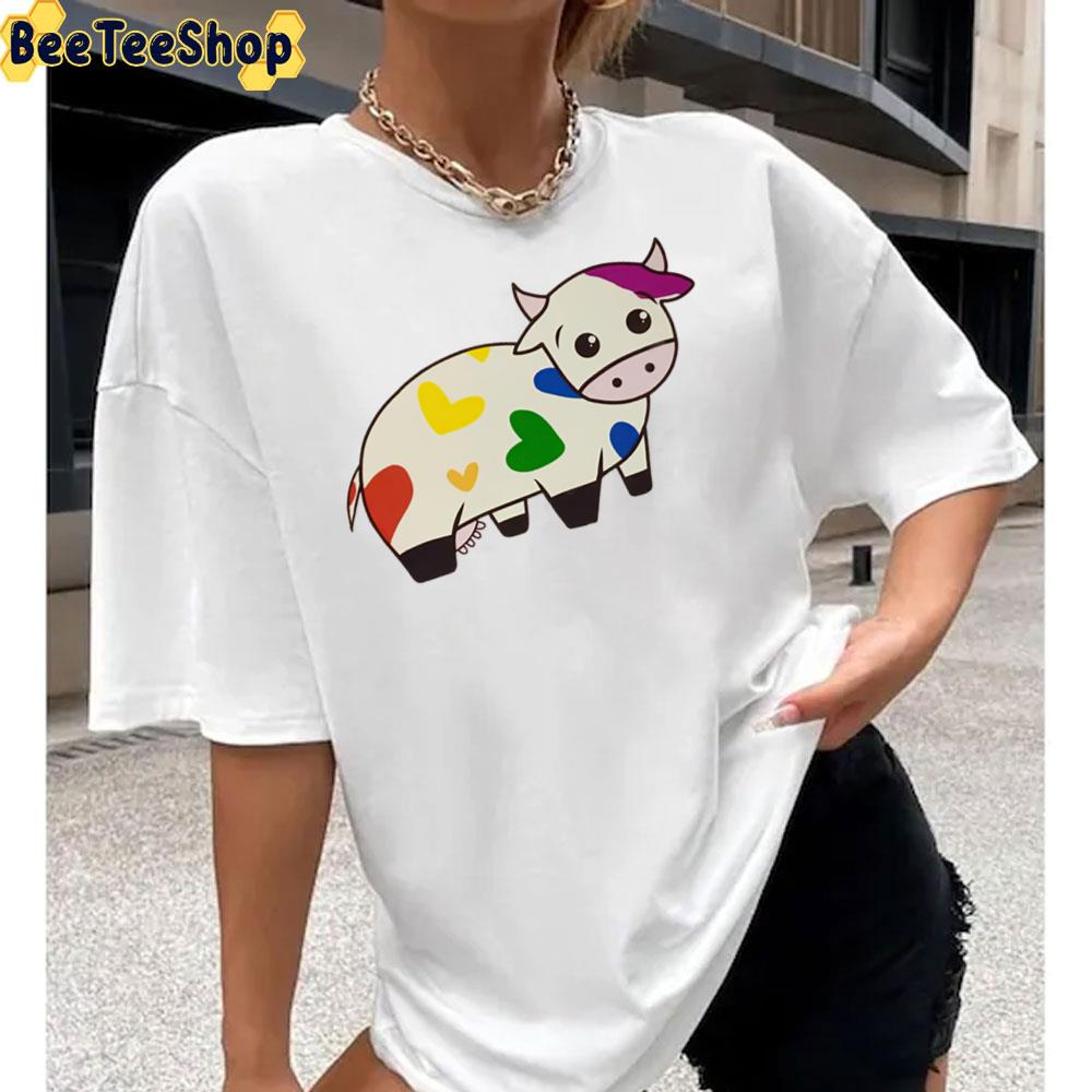 Pride Allyship Cow Unisex T-Shirt Pride Allyship Cow Unisex T-Shirt