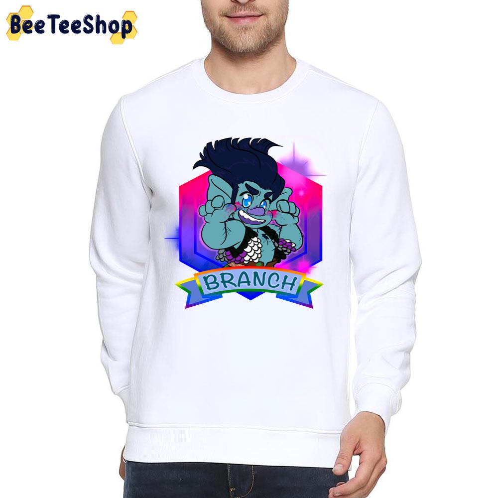 Pride Branch Trolls Movie Retro Art Unisex T-Shirt Pride Branch Trolls Movie Retro Art Unisex T-Shirt