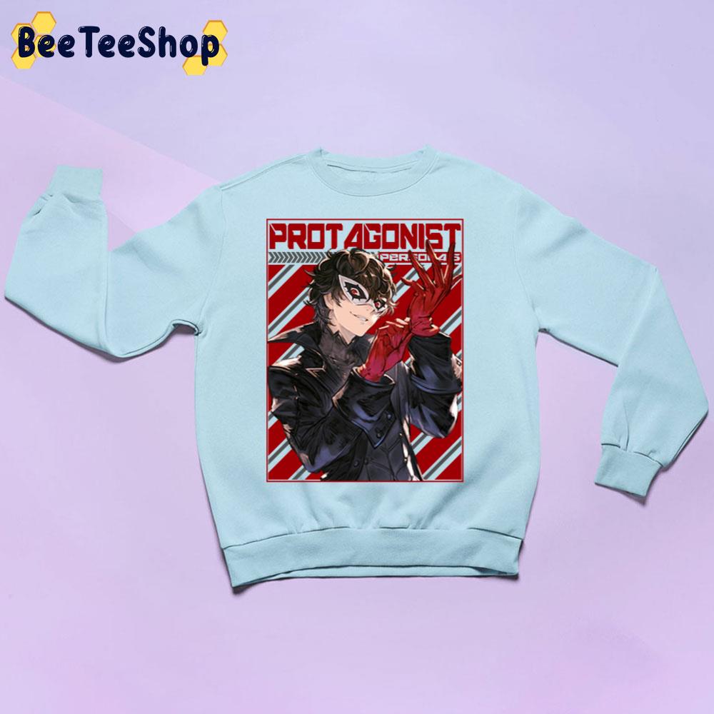 Protagonist Finishing Touch Persona 5 Unisex Sweathirt Protagonist Finishing Touch Persona 5 Unisex Sweathirt