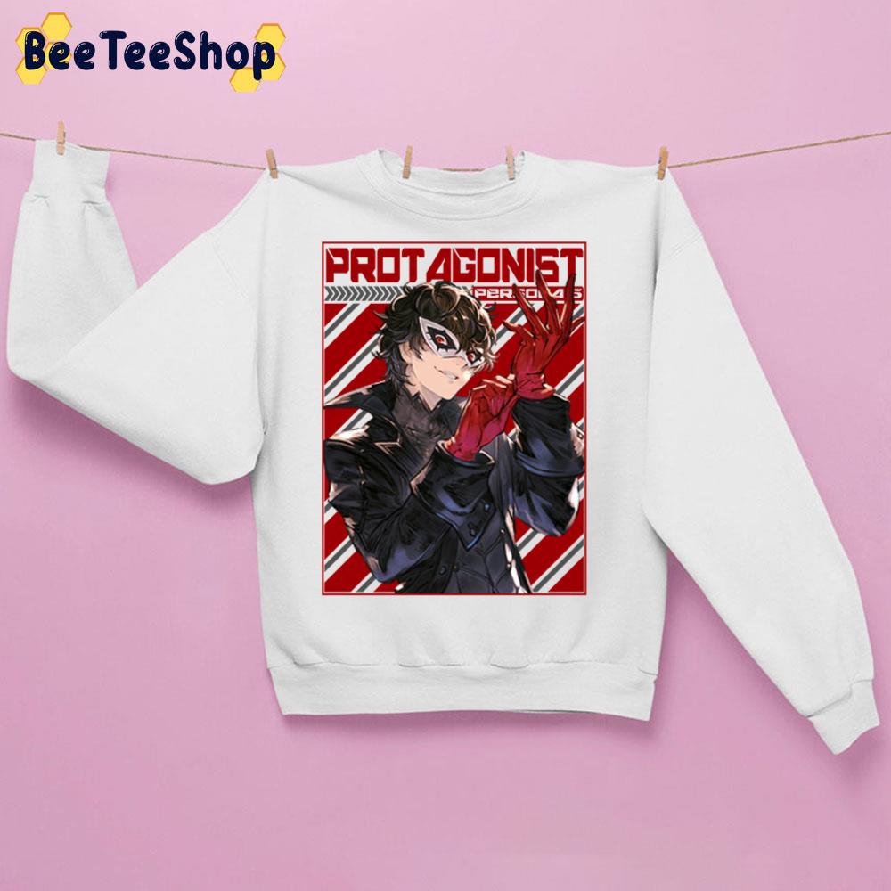 Protagonist Finishing Touch Persona 5 Unisex Sweathirt Protagonist Finishing Touch Persona 5 Unisex Sweathirt
