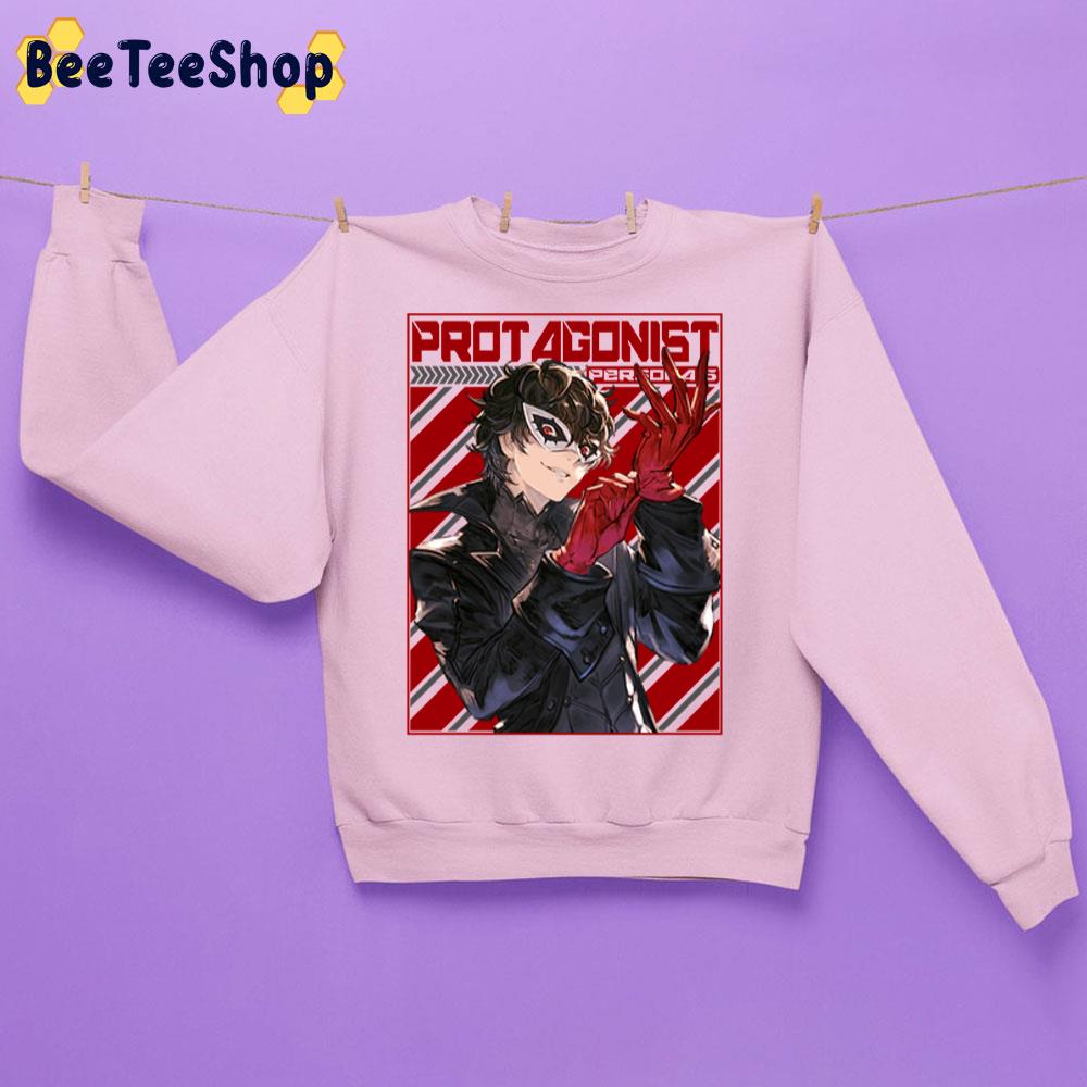 Protagonist Finishing Touch Persona 5 Unisex Sweathirt Protagonist Finishing Touch Persona 5 Unisex Sweathirt