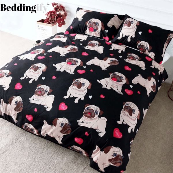 Pug Cotton Bedding Sets Pug Cotton Bedding Sets