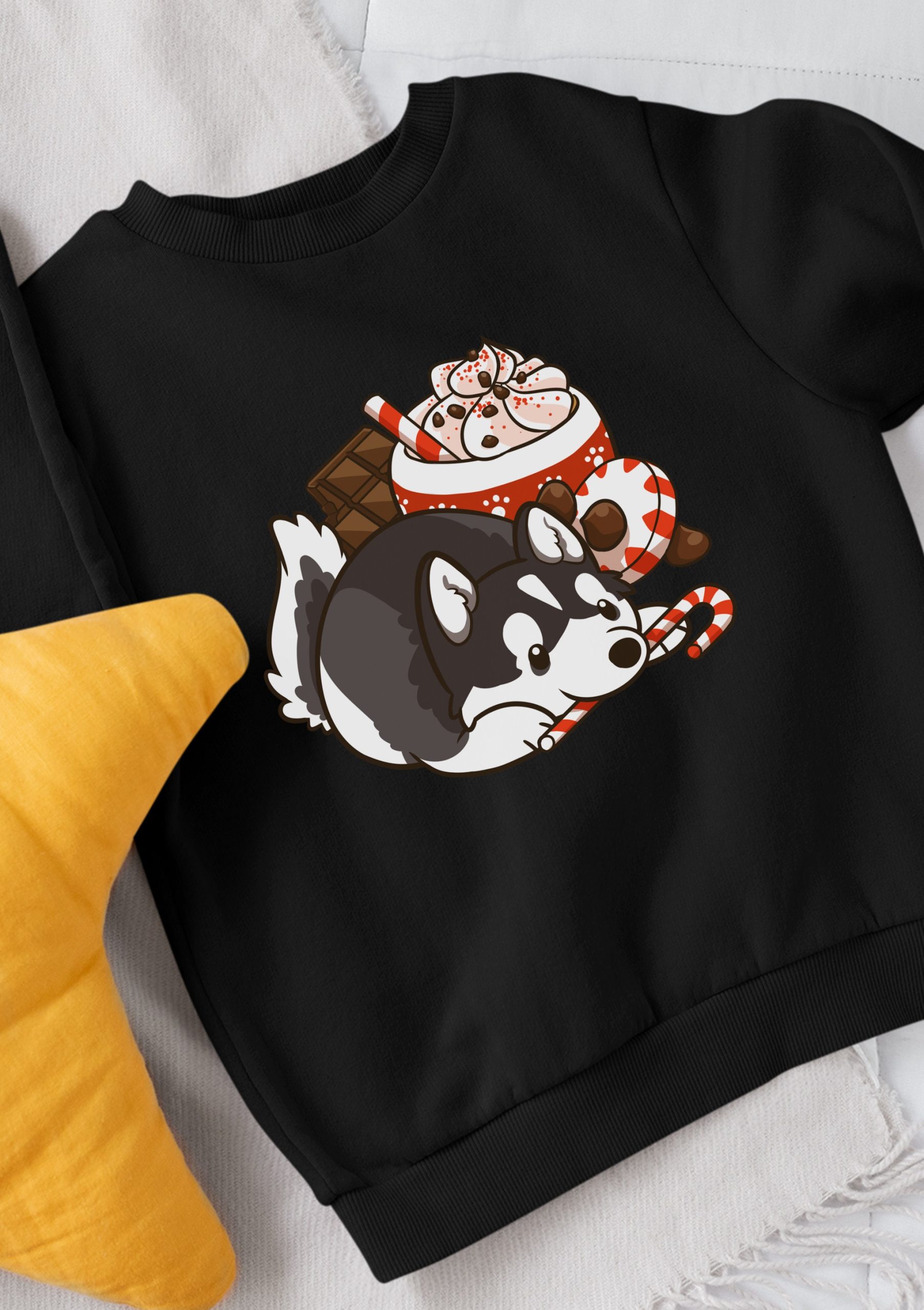 Pumpkin Spice Husky Unisex Sweatshirt Pumpkin Spice Husky Unisex Sweatshirt