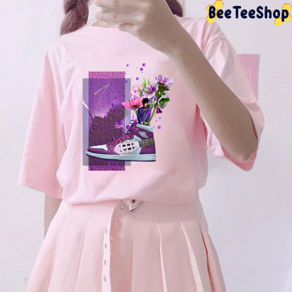 Purple Art Shoes Unisex T-Shirt Purple Art Shoes Unisex T-Shirt