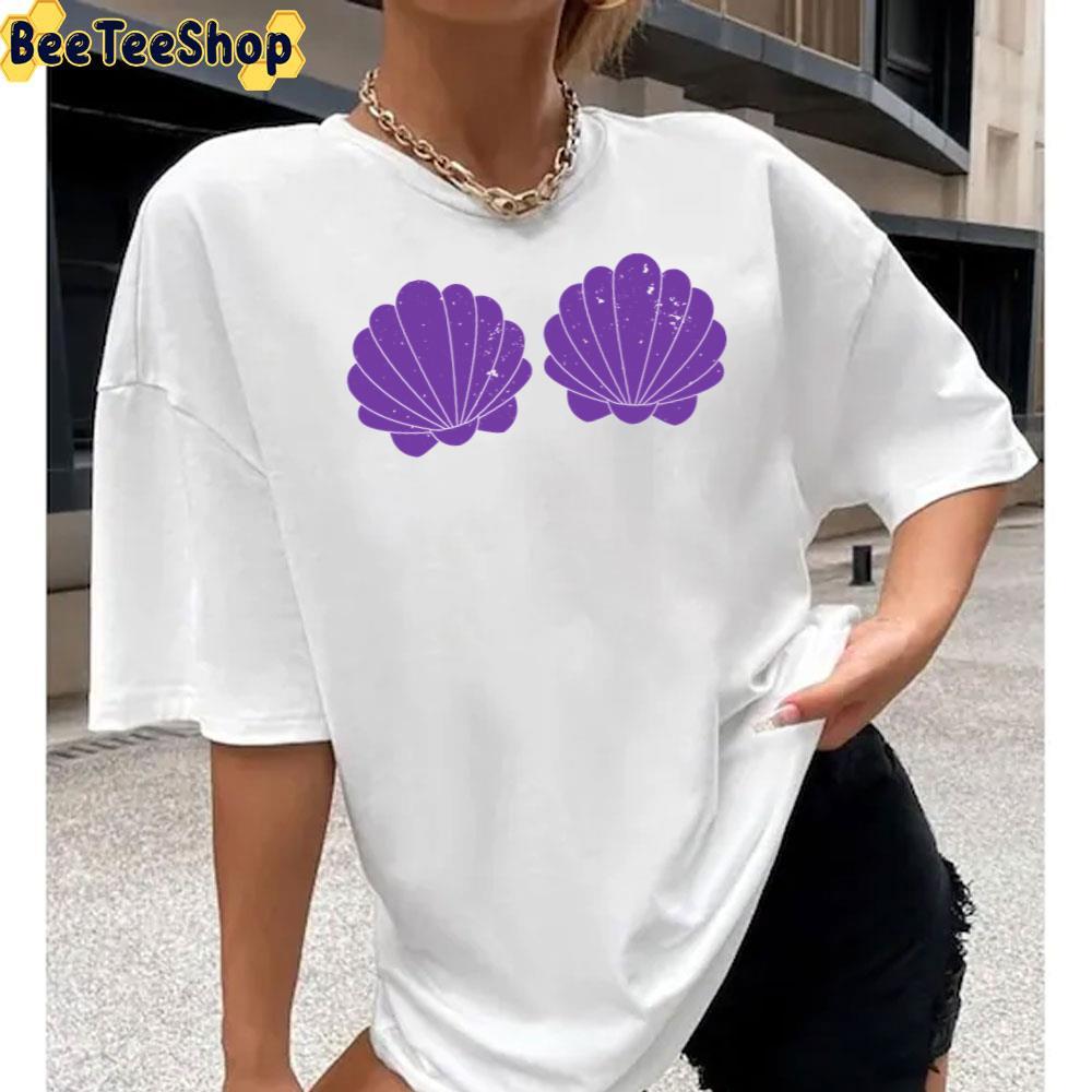 Purple Mermaid Shells Unisex T-Shirt Purple Mermaid Shells Unisex T-Shirt