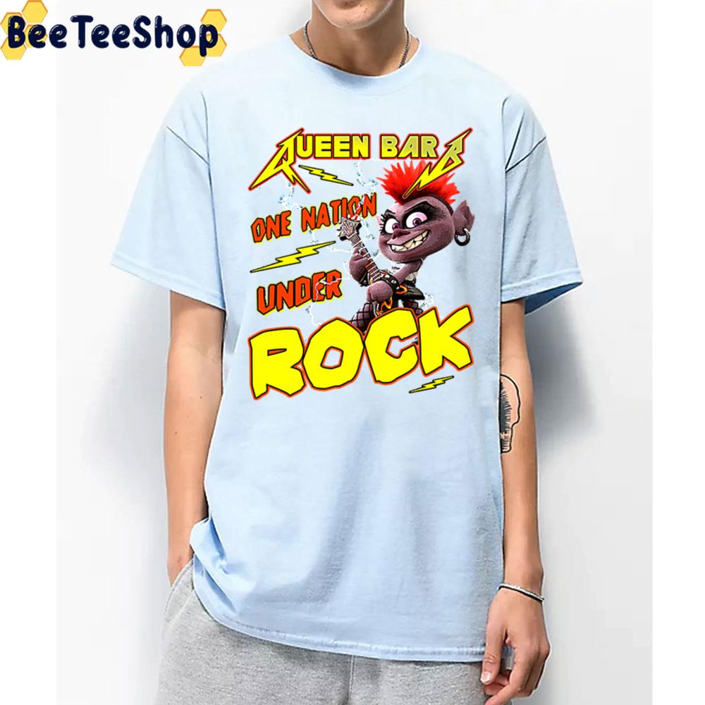 Queen Bar One Nation Under Rock Trolls Movie Unisex T-Shirt Queen Bar One Nation Under Rock Trolls Movie Unisex T-Shirt
