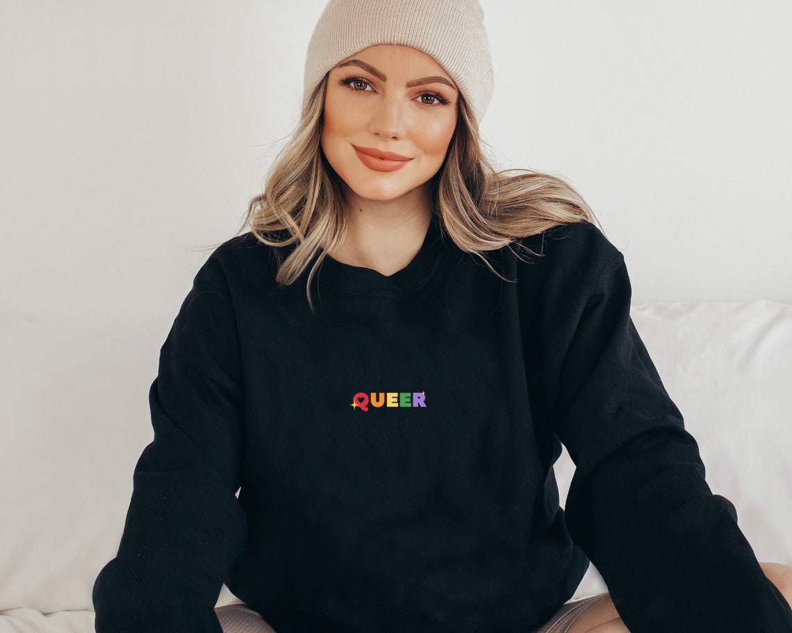 Queer Lgbtq+ Pride Month Unisex Sweatshirt Queer Lgbtq+ Pride Month Unisex Sweatshirt