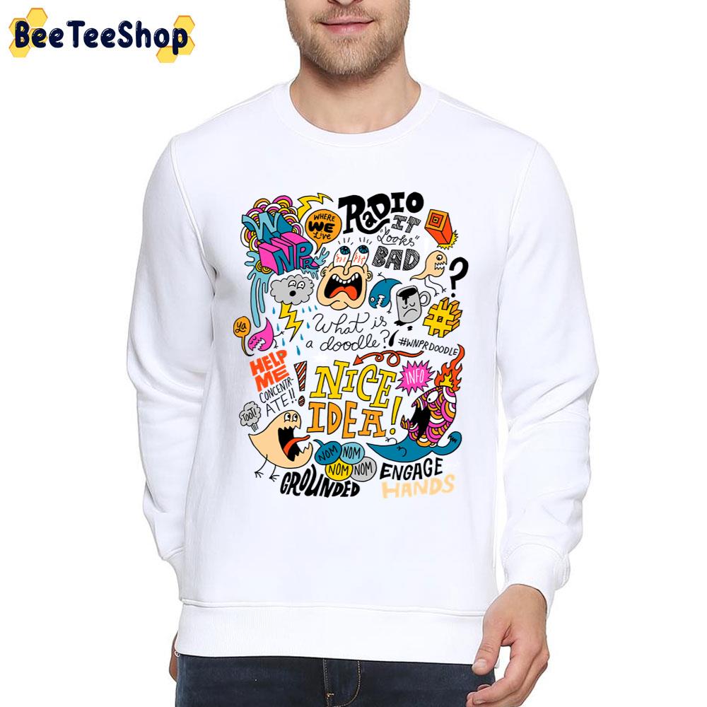 Radio Pop Pattern Art Unisex T-Shirt Radio Pop Pattern Art Unisex T-Shirt