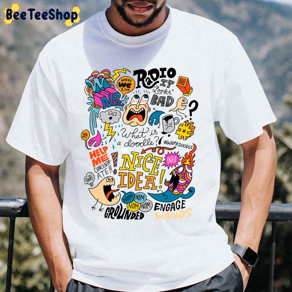 Radio Pop Pattern Art Unisex T-Shirt Radio Pop Pattern Art Unisex T-Shirt