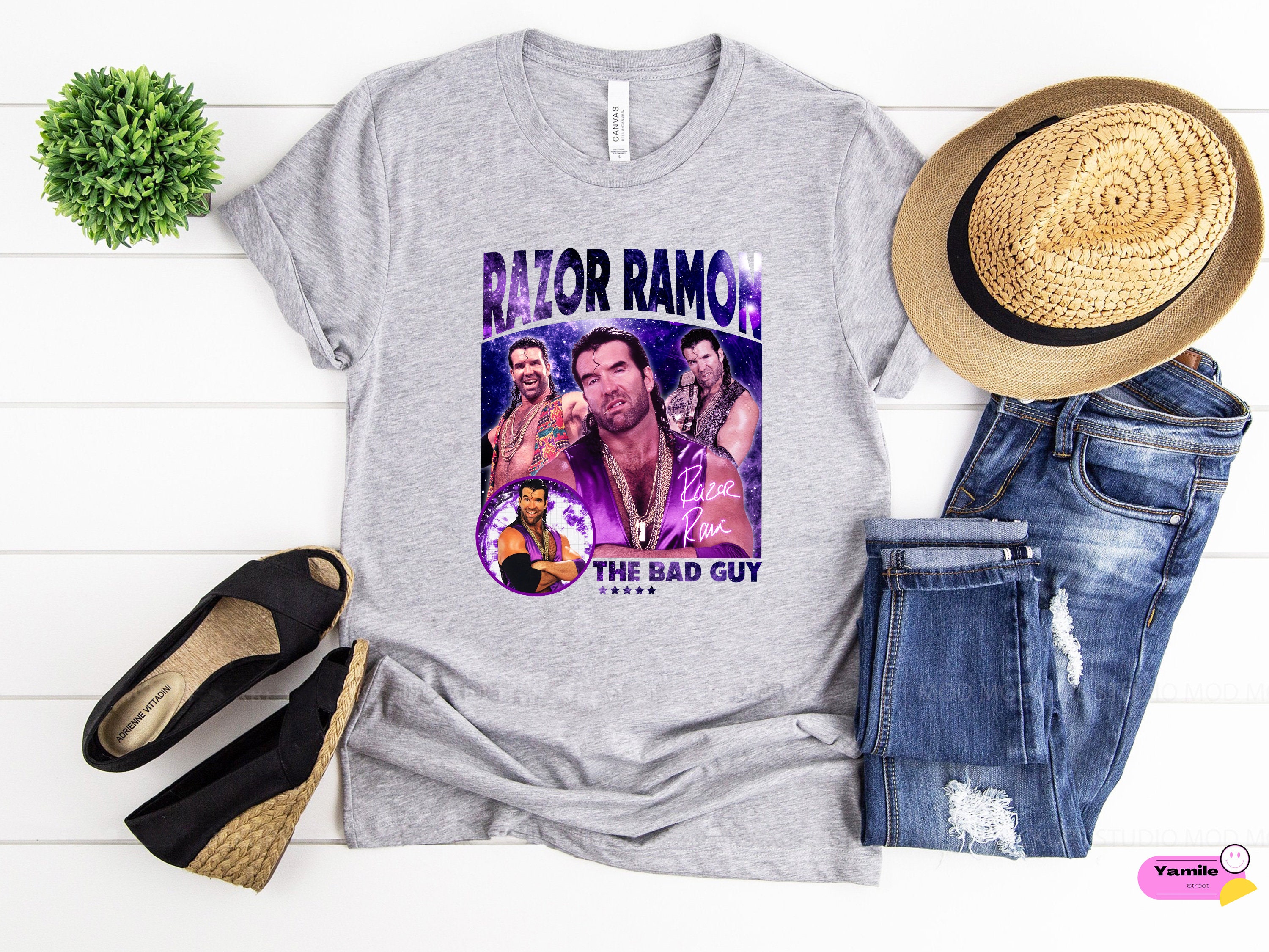 Razor Ramon The Bad Guy Purple Art Unisex T-Shirt