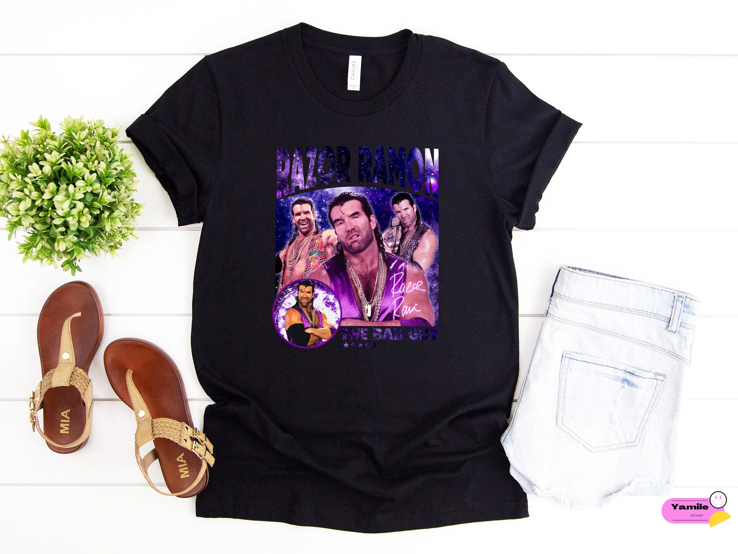 Razor Ramon The Bad Guy Purple Art Unisex T-Shirt