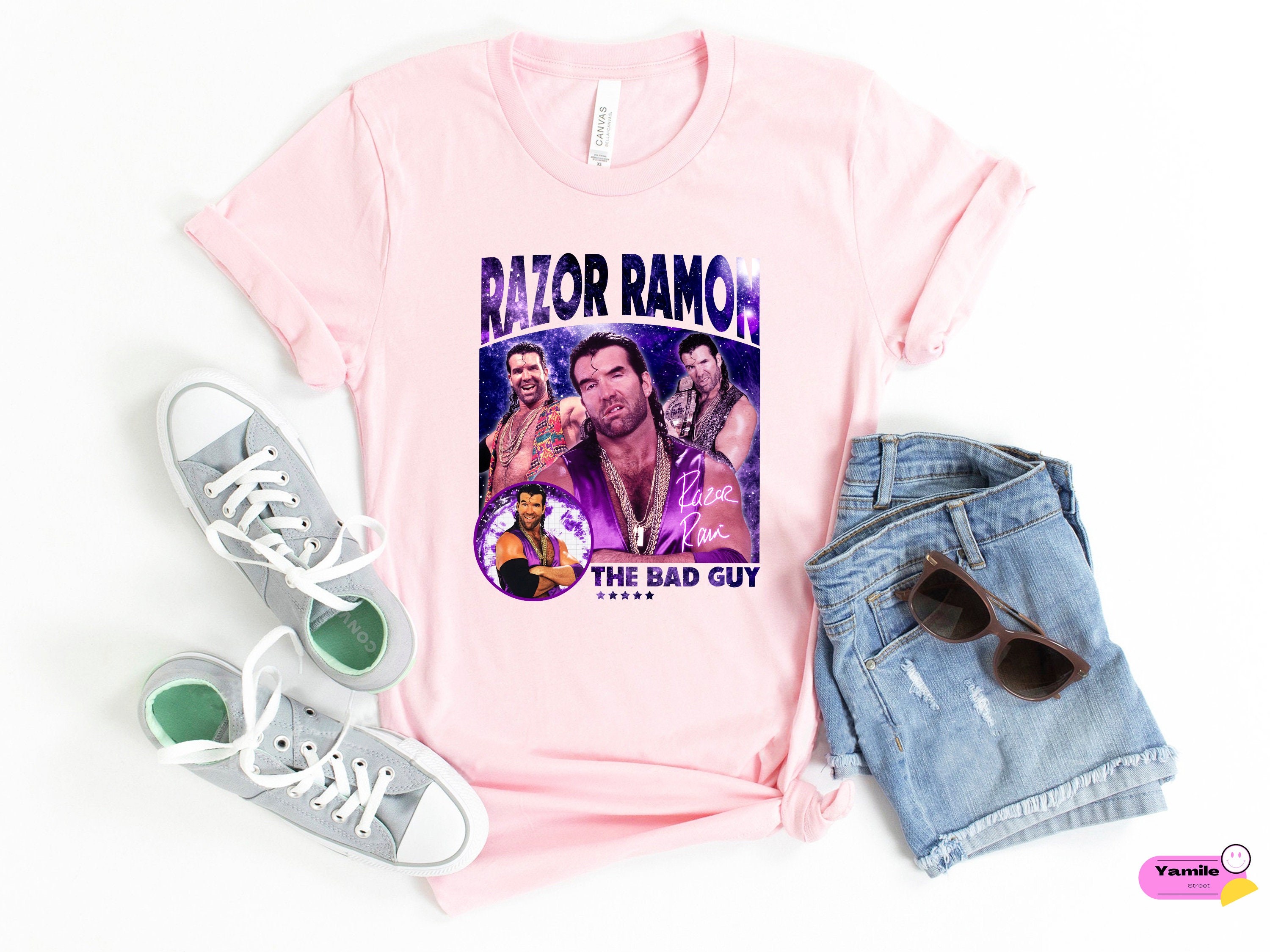 Razor Ramon The Bad Guy Purple Art Unisex T-Shirt