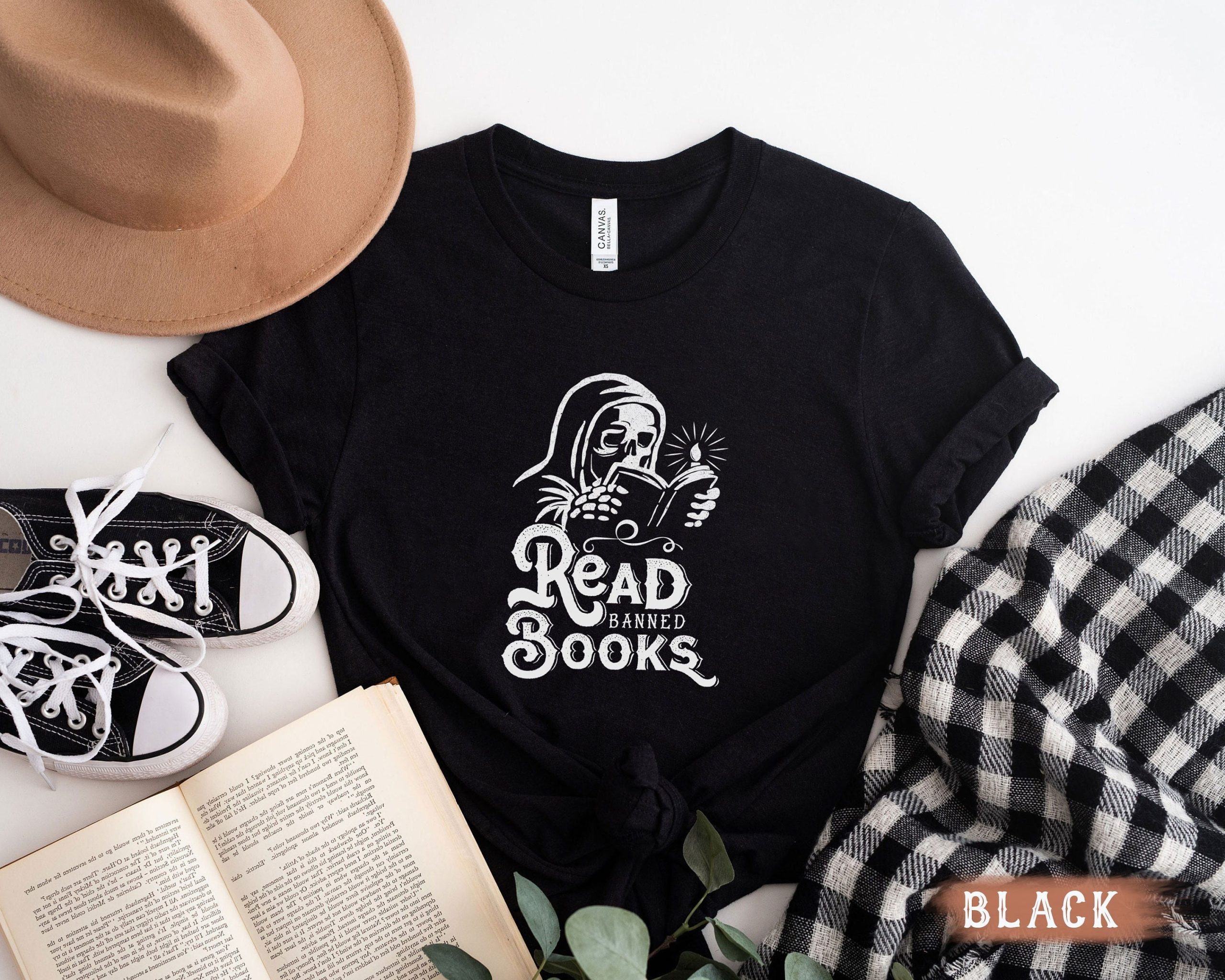 Read Banned Books White Art Unisex Shirt Read Banned Books White Art Unisex Shirt