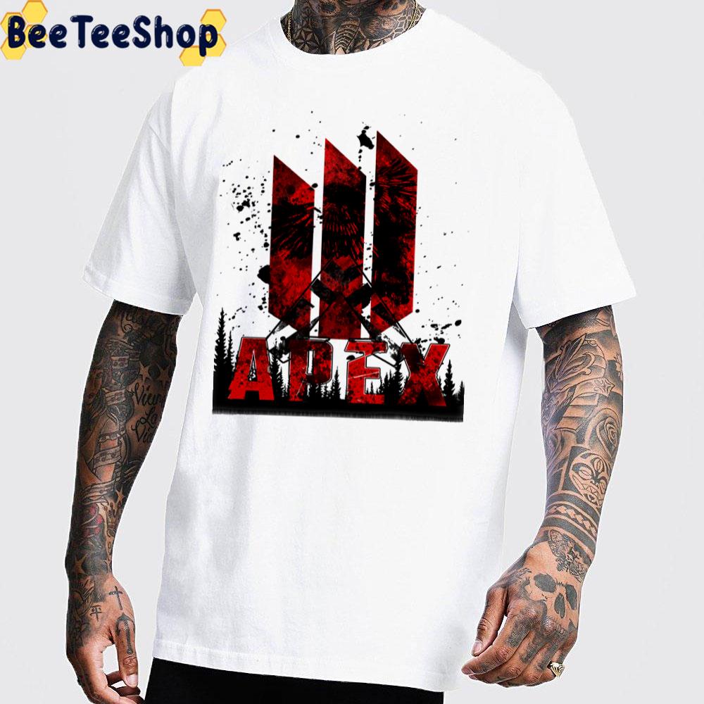 Red Black Art Apex Unisex T-Shirt Red Black Art Apex Unisex T-Shirt
