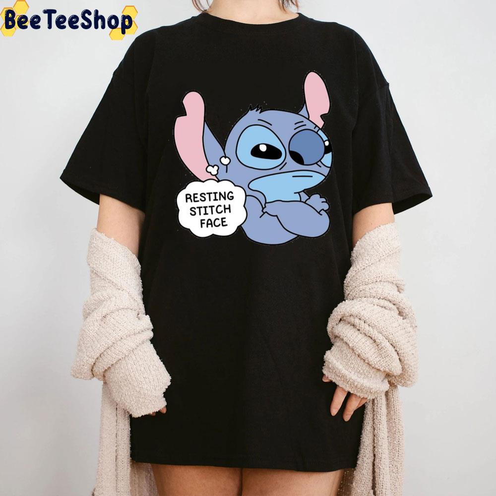 Resting Stitch Face Funny Stitch Unisex T-Shirt Resting Stitch Face Funny Stitch Unisex T-Shirt