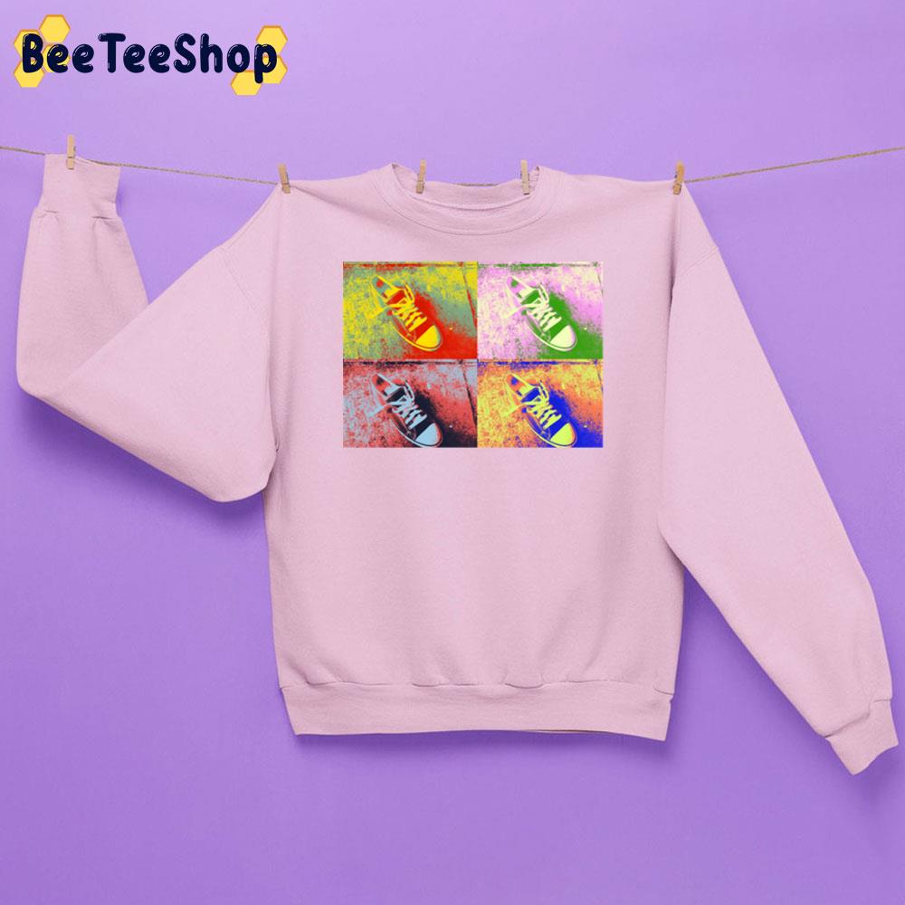 Retro Art Converse Shoes Unisex Sweatshirt Retro Art Converse Shoes Unisex Sweatshirt