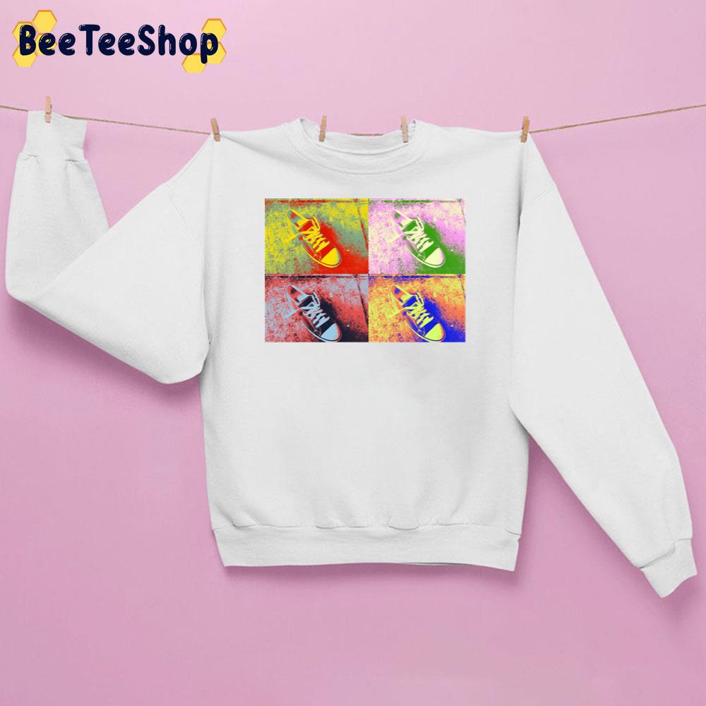 Retro Art Converse Shoes Unisex Sweatshirt Retro Art Converse Shoes Unisex Sweatshirt