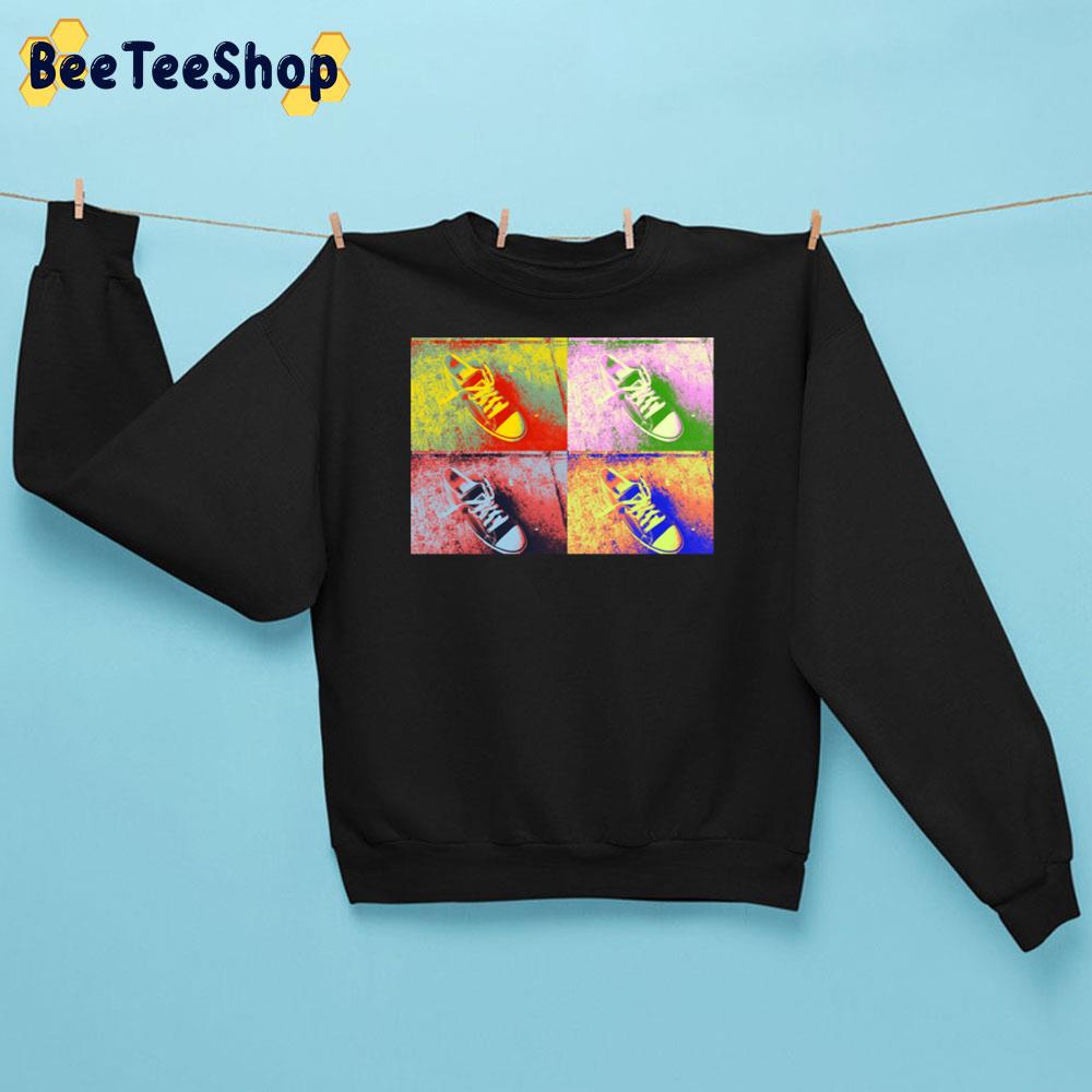 Retro Art Converse Shoes Unisex Sweatshirt Retro Art Converse Shoes Unisex Sweatshirt