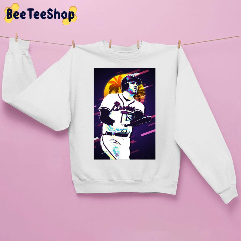 Retro Art Freddie Freeman Baseball Unisex Sweatshirt Retro Art Freddie Freeman Baseball Unisex Sweatshirt