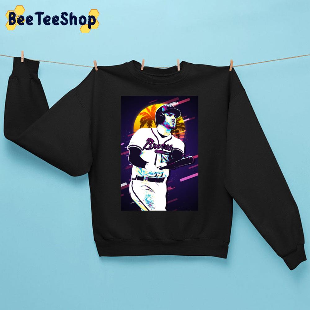 Retro Art Freddie Freeman Baseball Unisex Sweatshirt Retro Art Freddie Freeman Baseball Unisex Sweatshirt