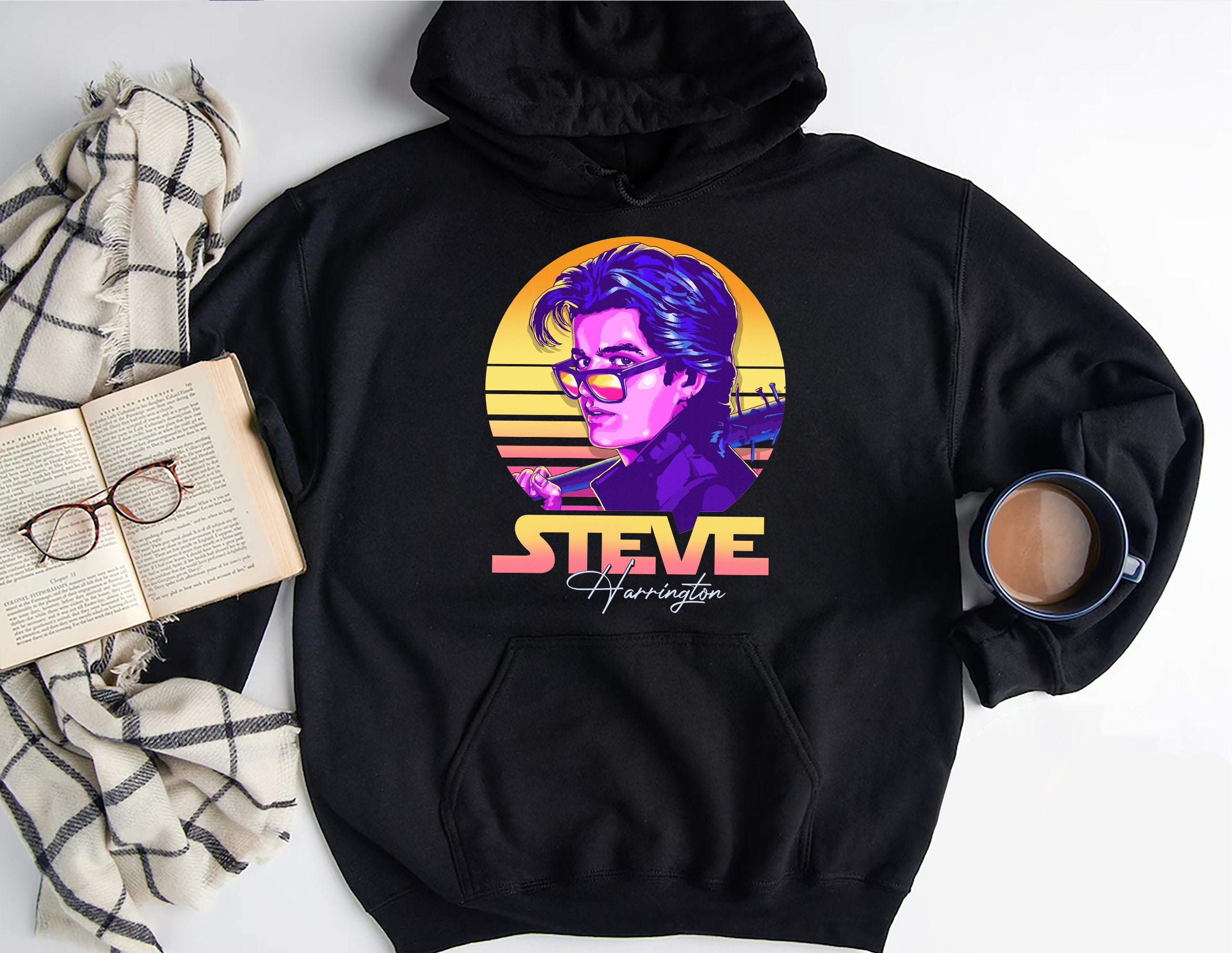 Retro Art Harrington Hawkins Indiana Stranger Things Unisex T-Shirt