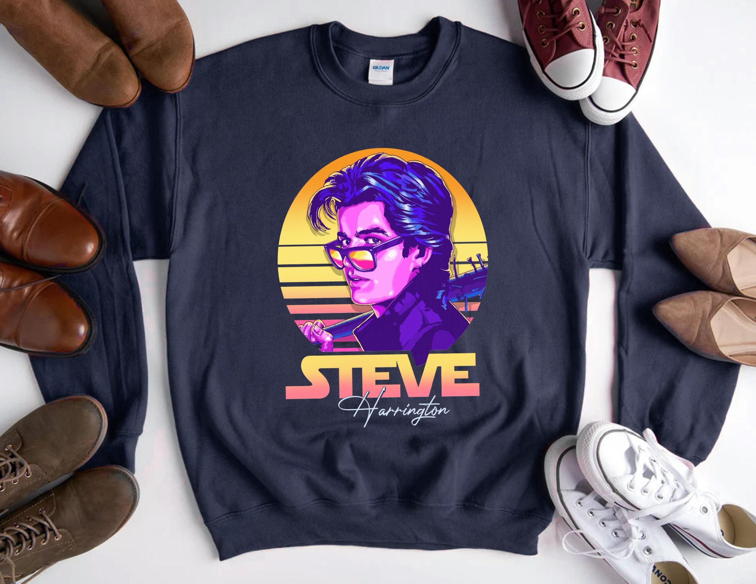 Retro Art Harrington Hawkins Indiana Stranger Things Unisex T-Shirt Retro Art Harrington Hawkins Indiana Stranger Things Unisex T-Shirt