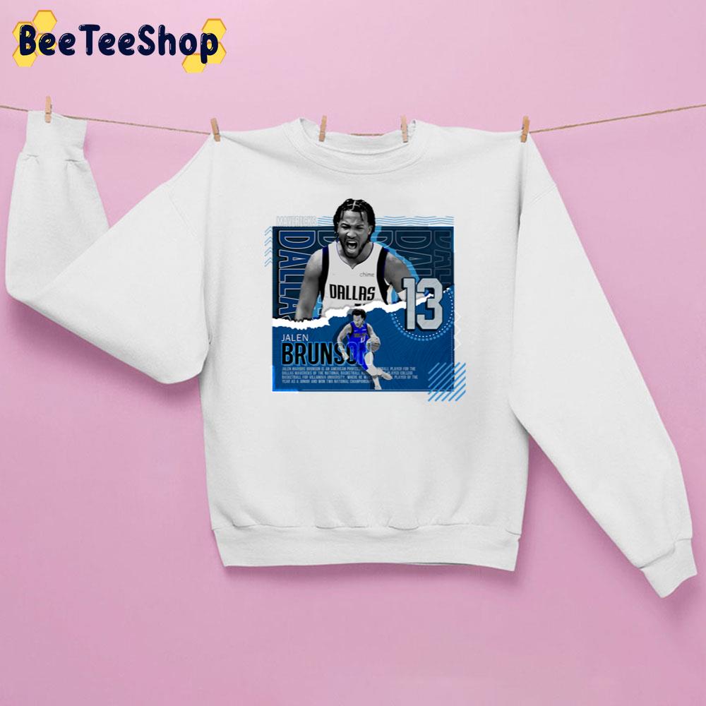 Retro Art Jalen Brunson Basketball Unisex Sweatshirt Retro Art Jalen Brunson Basketball Unisex Sweatshirt