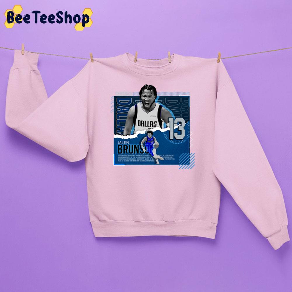 Retro Art Jalen Brunson Basketball Unisex Sweatshirt Retro Art Jalen Brunson Basketball Unisex Sweatshirt