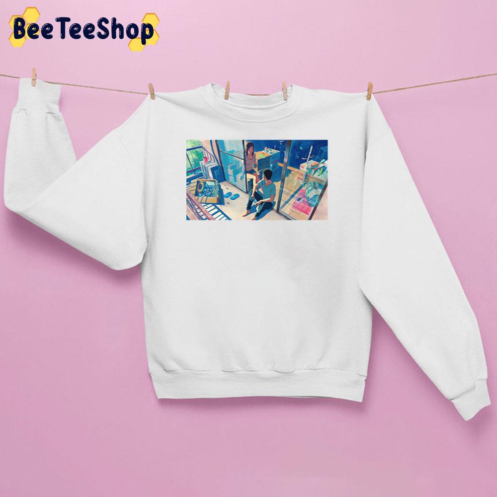 Retro Art Kotonoha No Niwa The Garden Of Words Unisex Sweatshirt Retro Art Kotonoha No Niwa The Garden Of Words Unisex Sweatshirt