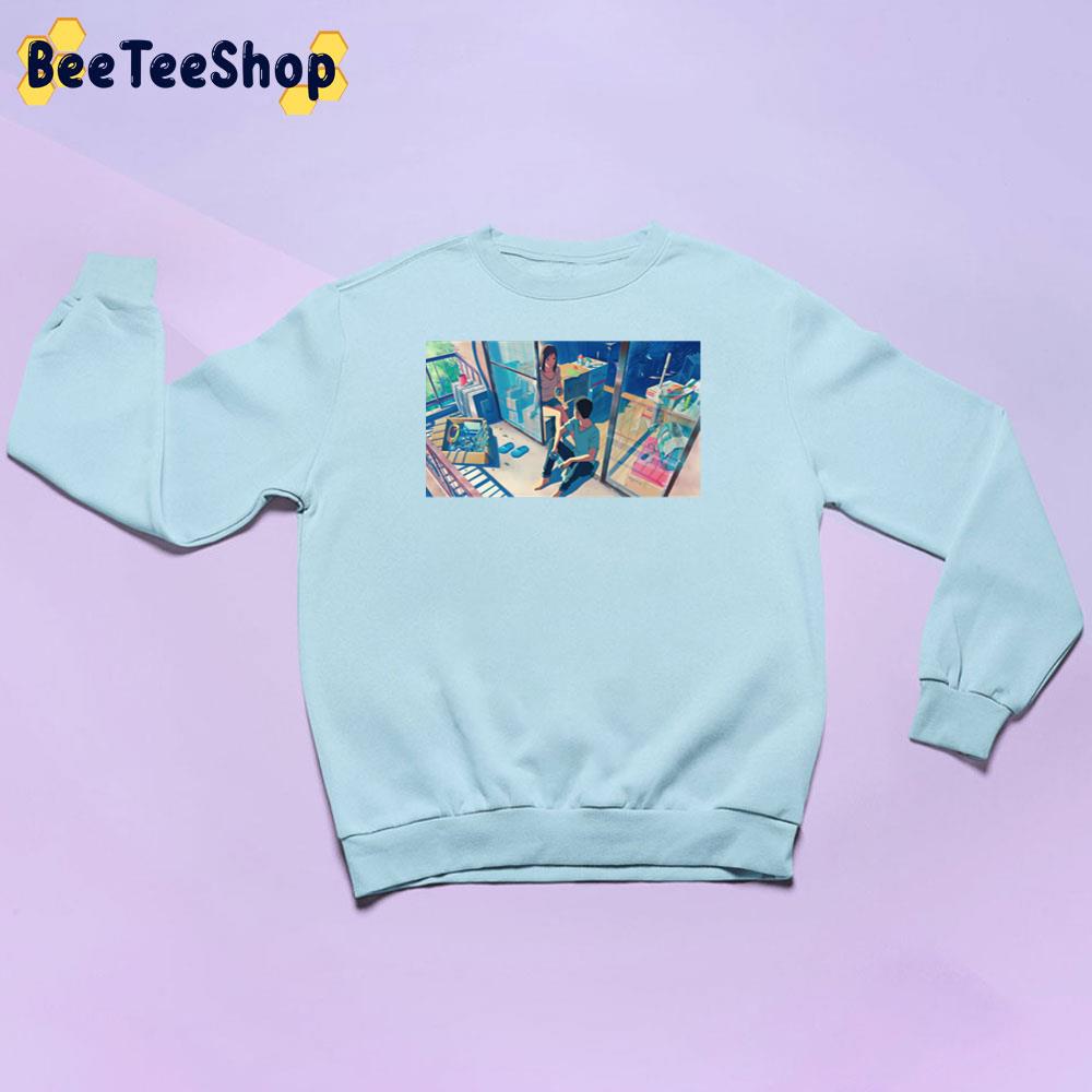 Retro Art Kotonoha No Niwa The Garden Of Words Unisex Sweatshirt Retro Art Kotonoha No Niwa The Garden Of Words Unisex Sweatshirt