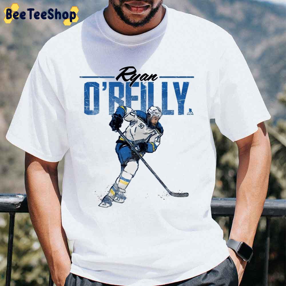 Retro Art Ryan O'reilly St Louis Blues Hockey Unisex T-Shirt Retro Art Ryan O'reilly St Louis Blues Hockey Unisex T-Shirt