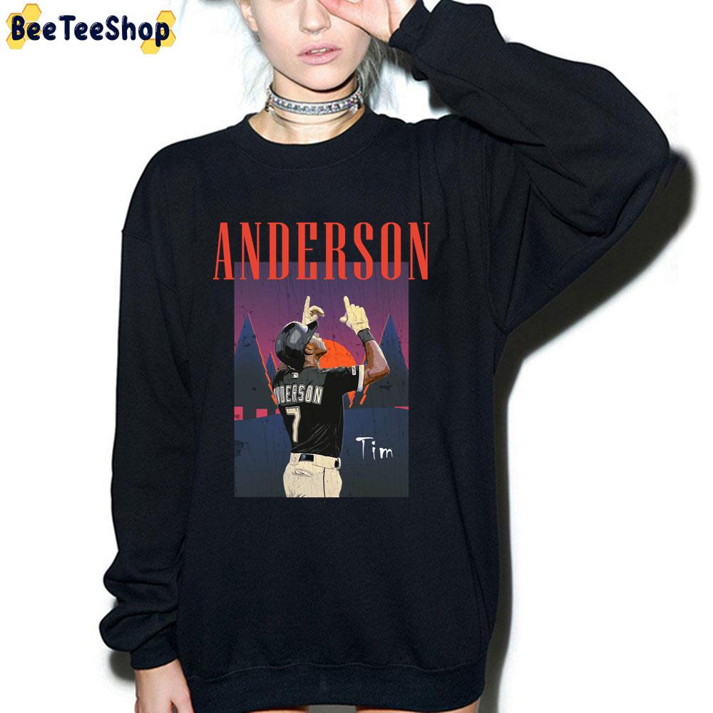 Retro Art Tim Anderson Chicago White Sox Baseball Unisex T-Shirt Retro Art Tim Anderson Chicago White Sox Baseball Unisex T-Shirt