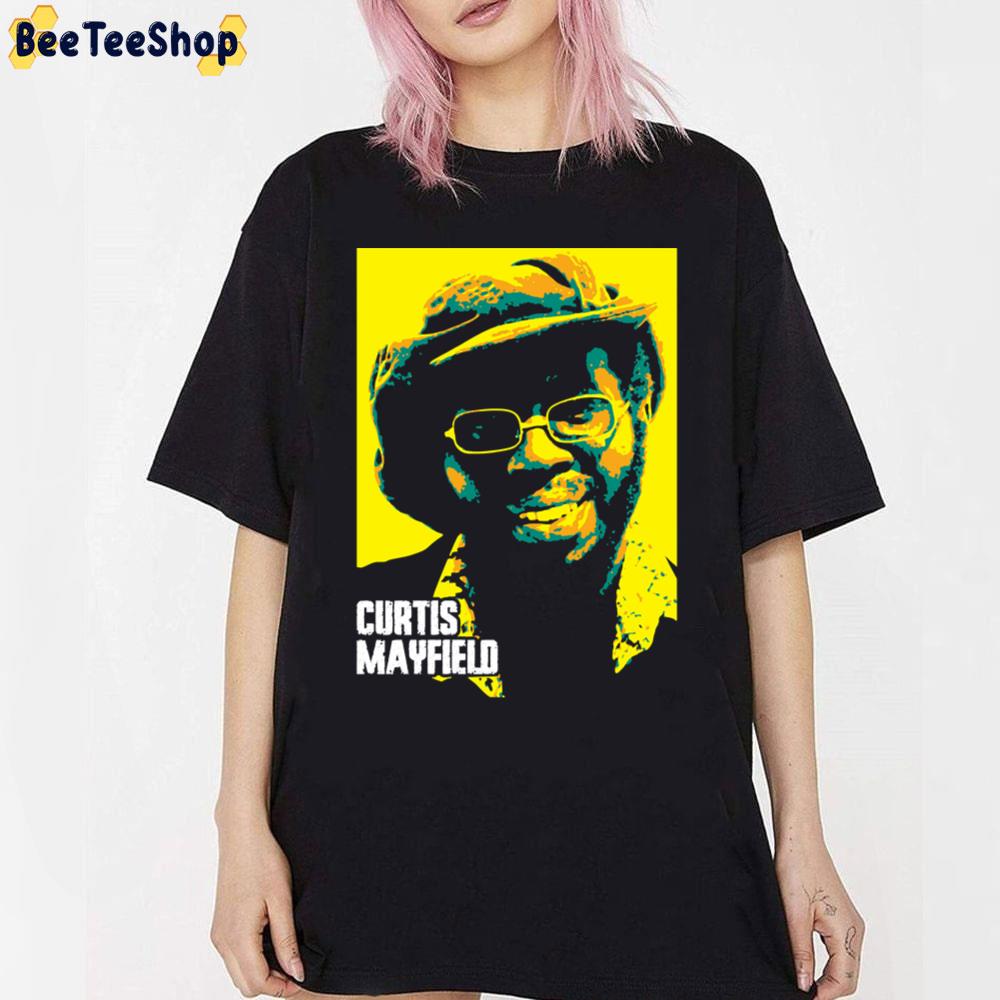Retro Curtis Mayfield Guitarist And Record Produ Unisex T-Shirt Retro Curtis Mayfield Guitarist And Record Produ Unisex T-Shirt