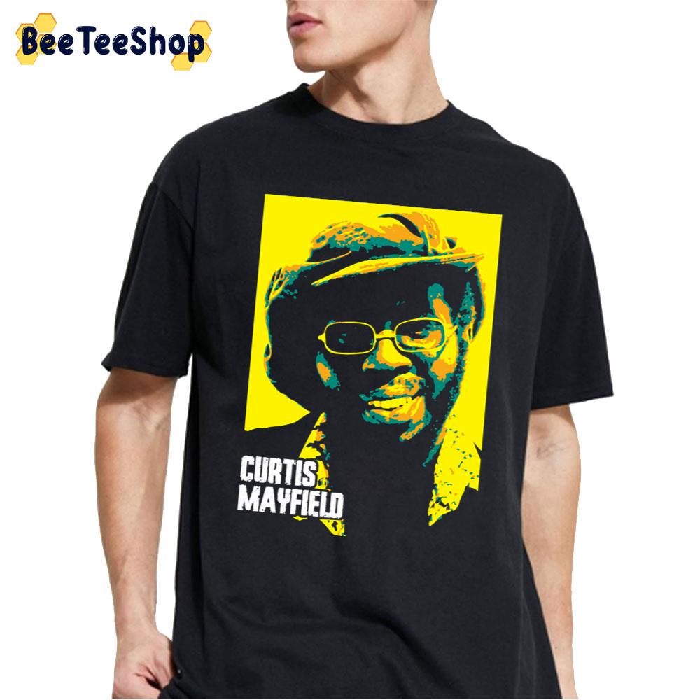 Retro Curtis Mayfield Guitarist And Record Produ Unisex T-Shirt Retro Curtis Mayfield Guitarist And Record Produ Unisex T-Shirt