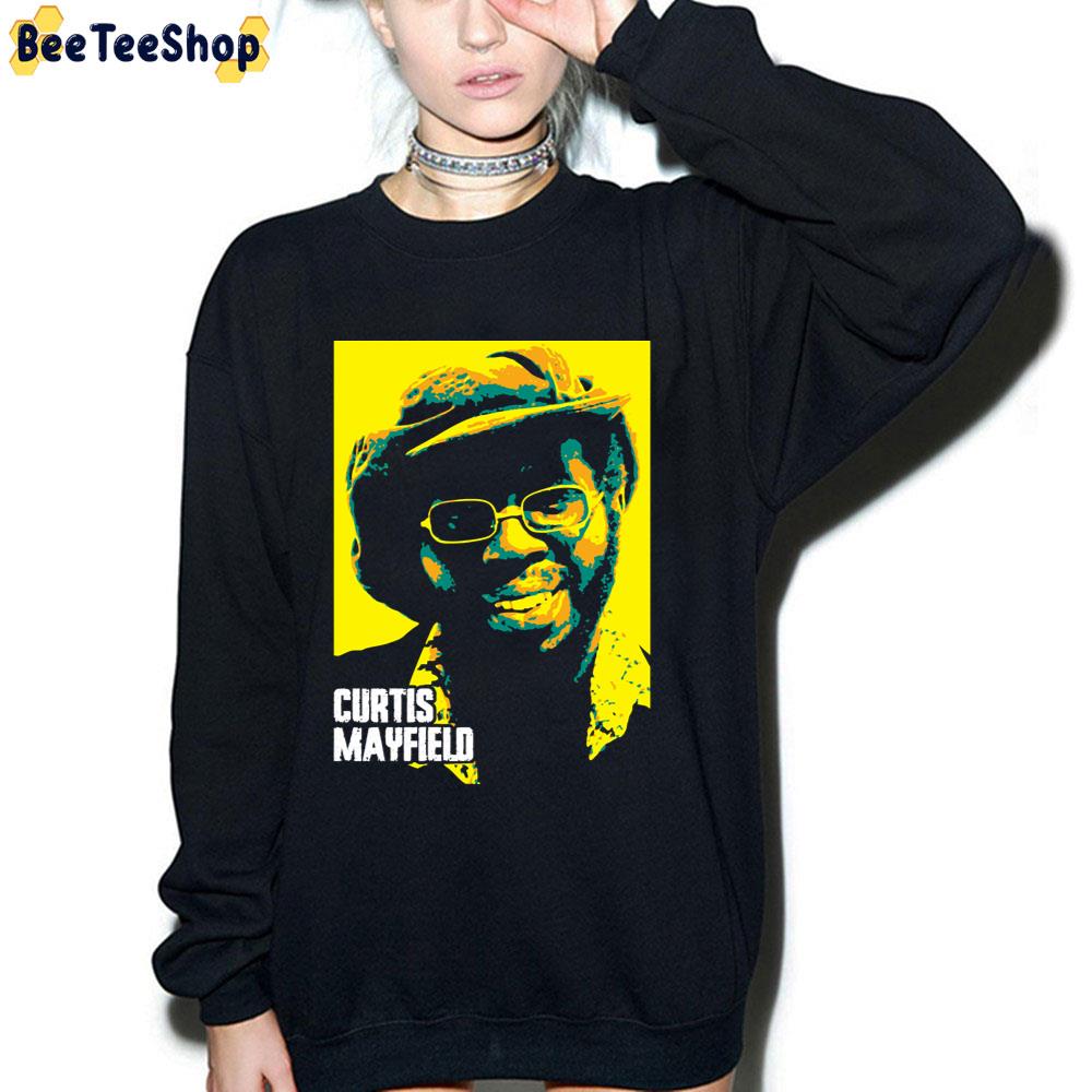 Retro Curtis Mayfield Guitarist And Record Produ Unisex T-Shirt Retro Curtis Mayfield Guitarist And Record Produ Unisex T-Shirt