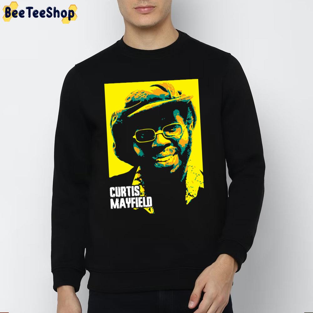 Retro Curtis Mayfield Guitarist And Record Produ Unisex T-Shirt Retro Curtis Mayfield Guitarist And Record Produ Unisex T-Shirt