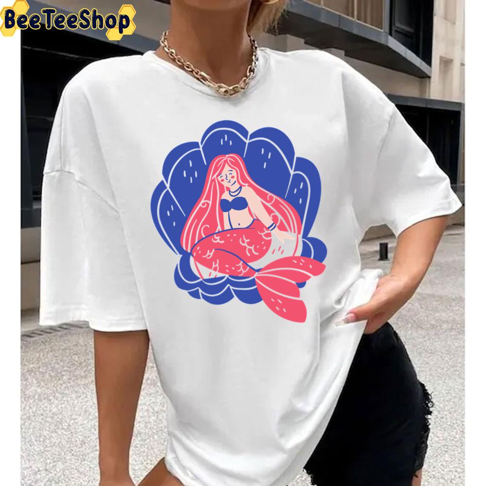 Retro Digital Art The Little Mermaid Unisex T-Shirt Retro Digital Art The Little Mermaid Unisex T-Shirt