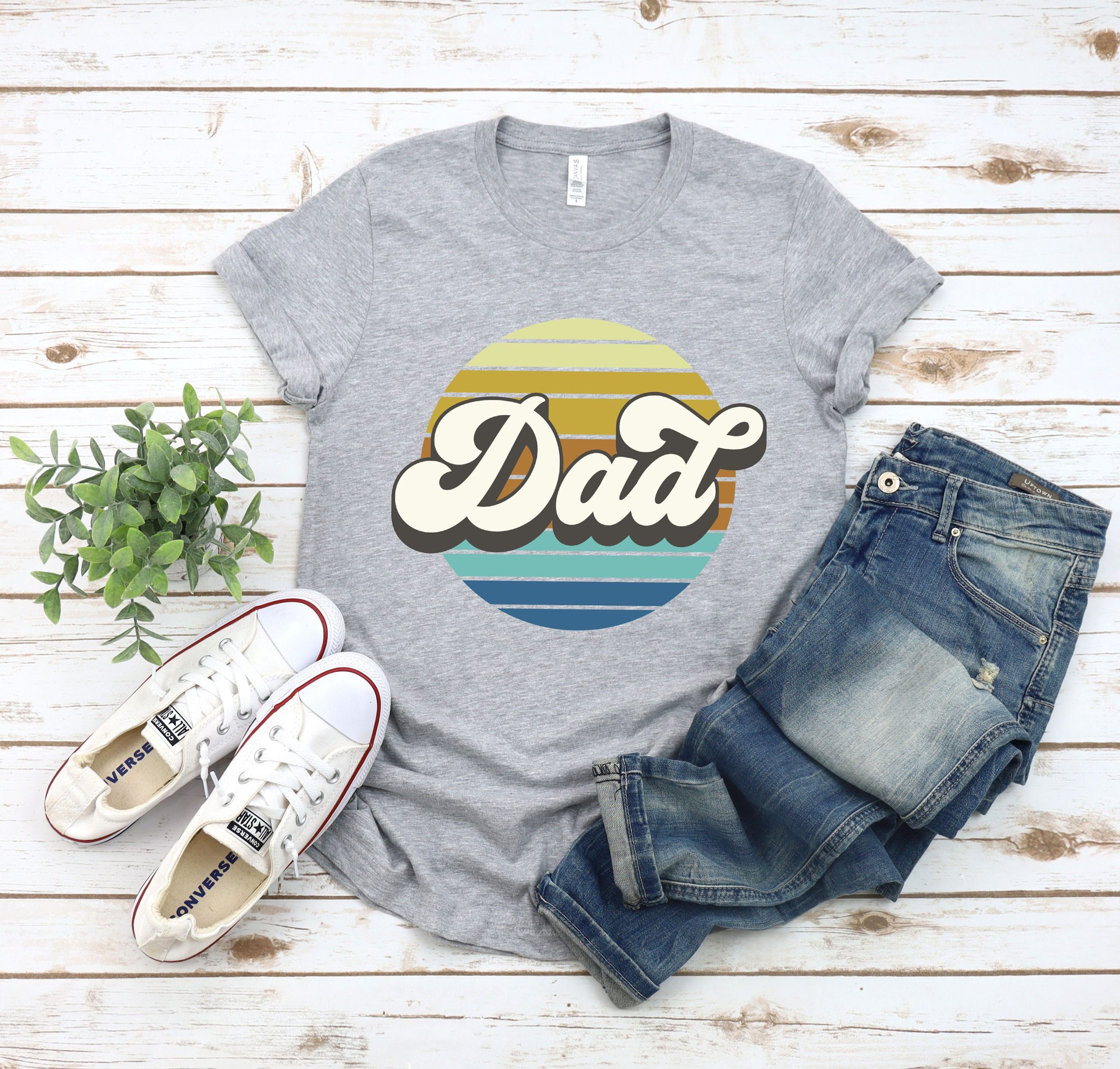 Retro Sunset Dad Father's Day Unisex T-Shirt Retro Sunset Dad Father's Day Unisex T-Shirt