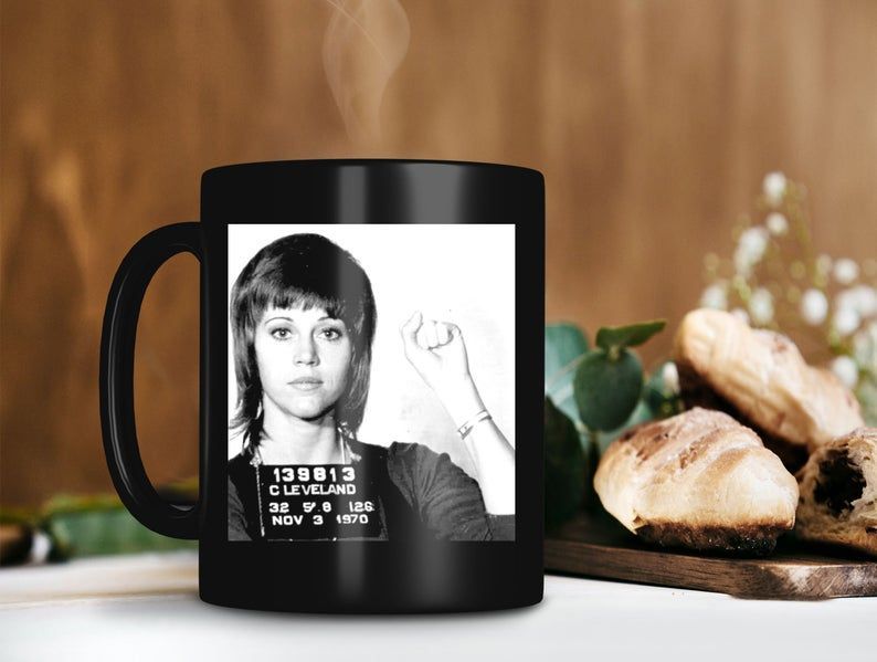 Retro Vintage Mug Jane Fonda Mugshot Mug Jane Seymour Fonda Mug The Former Model And Aerobics Premium Sublime Ceramic Coffee Mug Black Retro Vintage Mug Jane Fonda Mugshot Mug Jane Seymour Fonda Mug The Former Model And Aerobics Premium Sublime Ceramic Coffee Mug Black