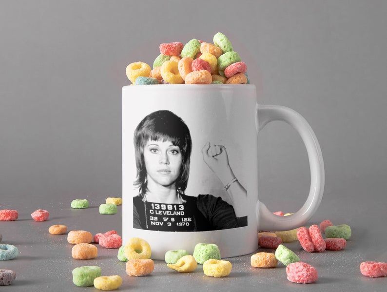 Retro Vintage Mug Jane Fonda Mugshot Mug Jane Seymour Fonda Mug The Former Model And Aerobics Premium Sublime Ceramic Coffee Mug White Retro Vintage Mug Jane Fonda Mugshot Mug Jane Seymour Fonda Mug The Former Model And Aerobics Premium Sublime Ceramic Coffee Mug White
