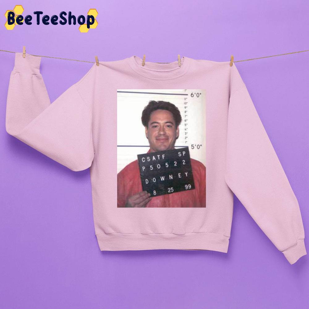 Robert Downey Jr. Mugshot Unisex Sweatshirt Robert Downey Jr. Mugshot Unisex Sweatshirt
