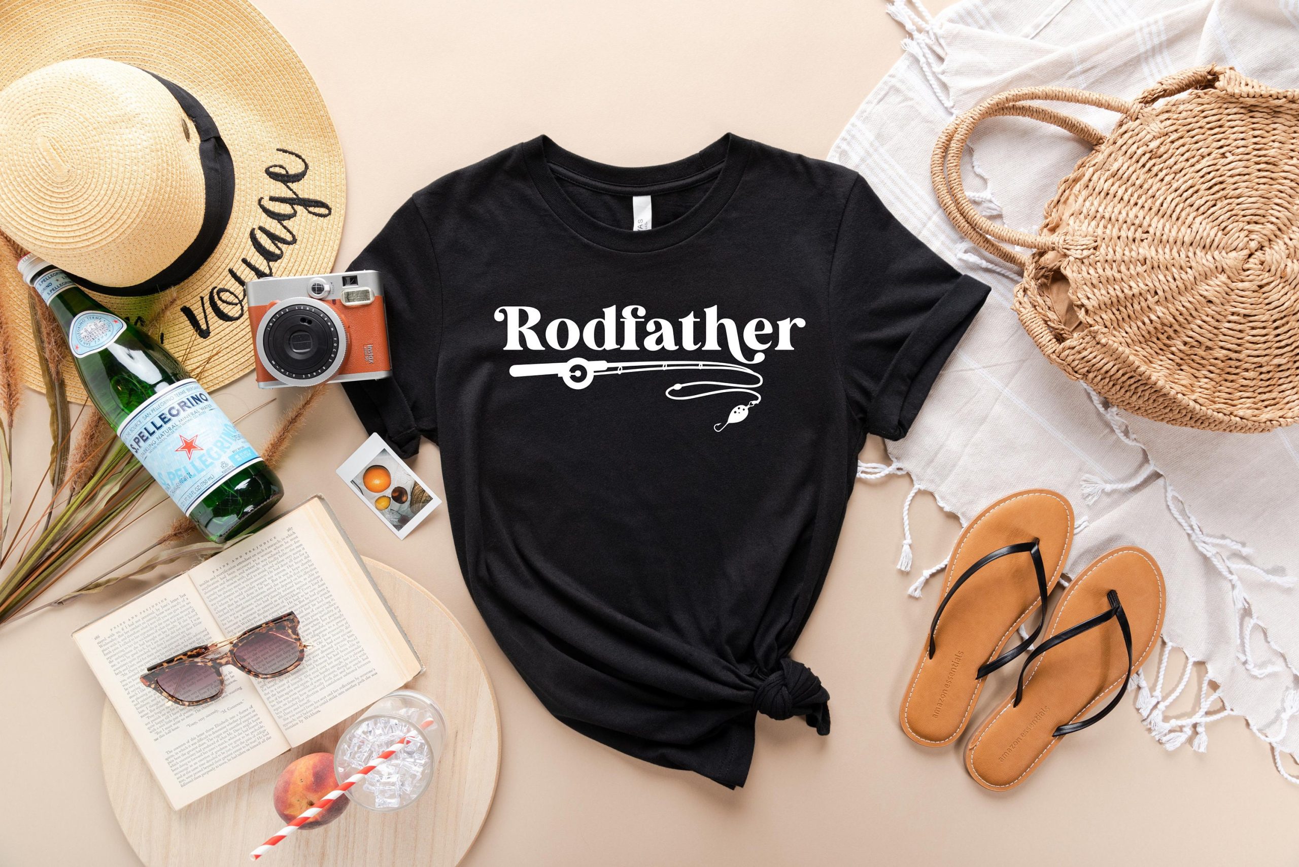 Rodfather Funny Fishing Father's Day Unisex Shirt Rodfather Funny Fishing Father's Day Unisex Shirt