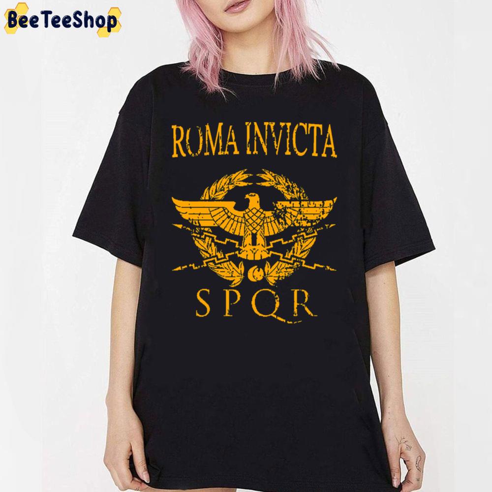 Roma Invicta Spqr Unisex T-Shirt Roma Invicta Spqr Unisex T-Shirt