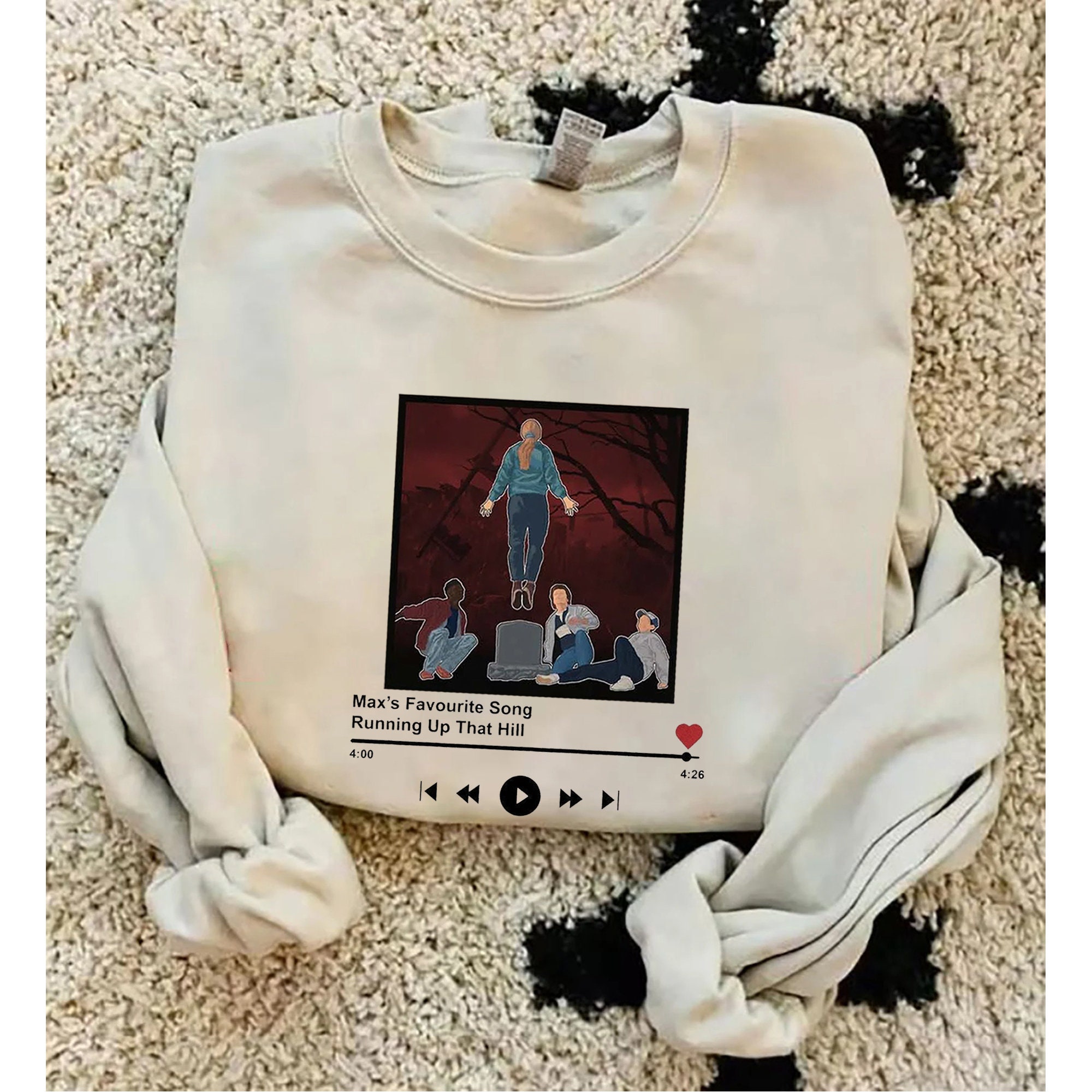 Running Up That Hill Stranger Things Max’s Favourite Song - Running Up That Hill Unisex T-Shirt Running Up That Hill Stranger Things Max’s Favourite Song - Running Up That Hill Unisex T-Shirt