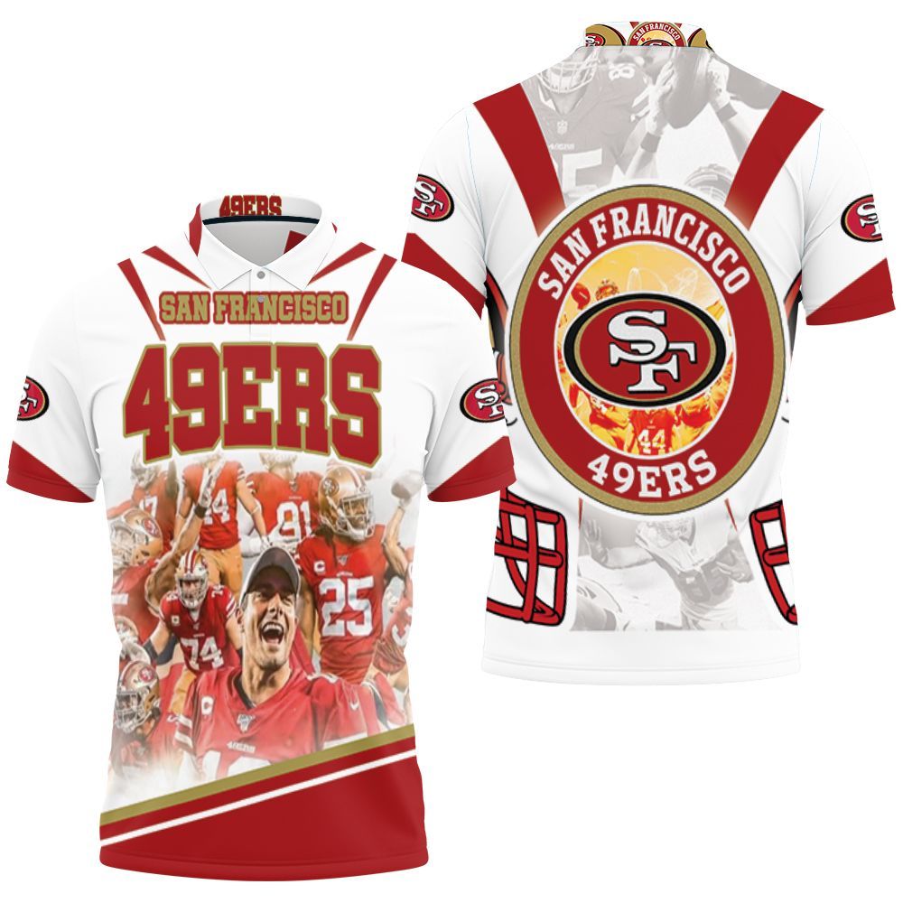 San Francisco 49ers Logo Nfc West Division Champions Super Bowl 2021 Polo Shirt All Over Print Shirt 3d T-shirt San Francisco 49ers Logo Nfc West Division Champions Super Bowl 2021 Polo Shirt All Over Print Shirt 3d T-shirt