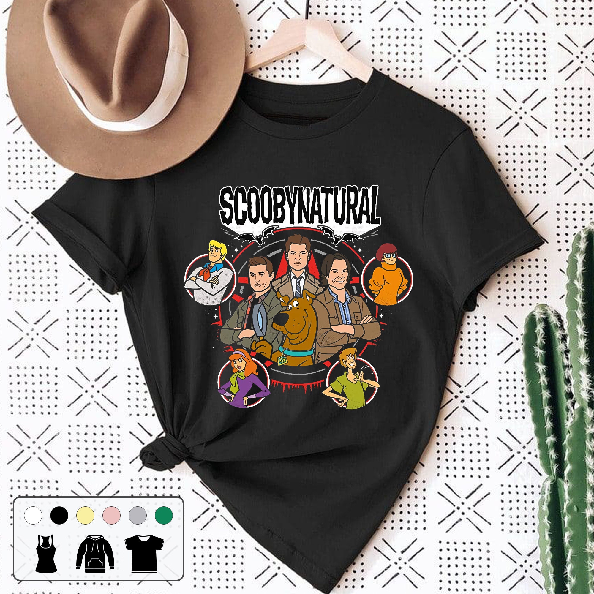 Scoobynatural Winchester Retro Unisex T-Shirt Scoobynatural Winchester Retro Unisex T-Shirt
