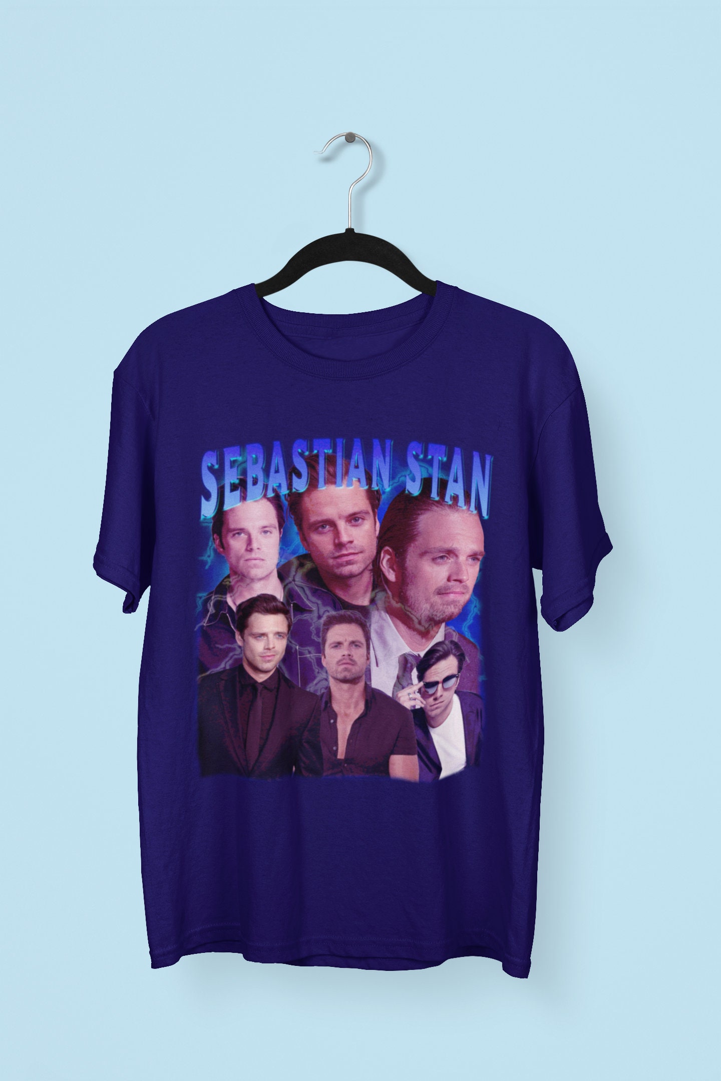 Sebastian Stan 90s Style Unisex T-Shirt Sebastian Stan 90s Style Unisex T-Shirt