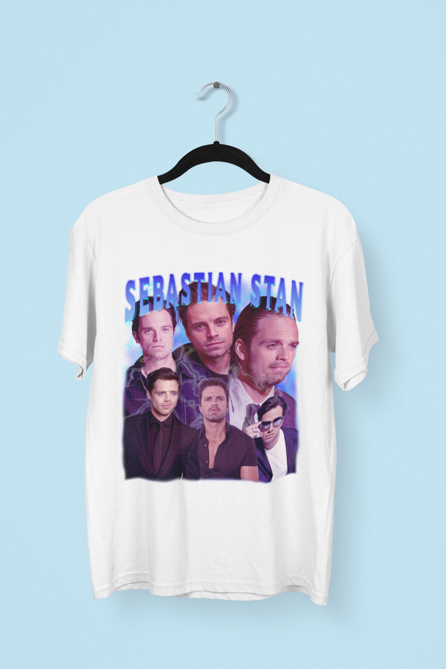 Sebastian Stan 90s Style Unisex T-Shirt Sebastian Stan 90s Style Unisex T-Shirt